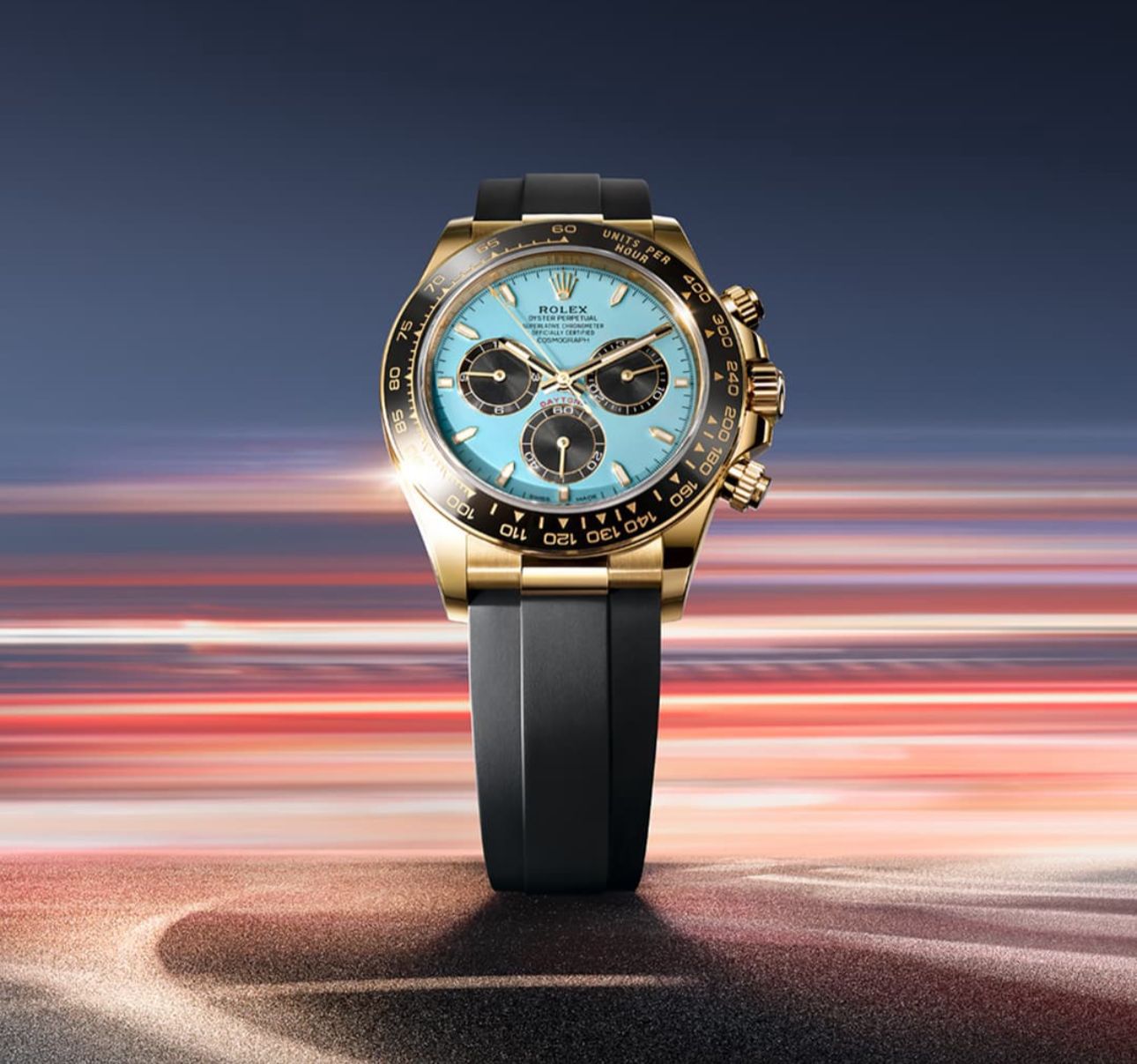 Rolex Cosmograph Daytona Automatic Sky Blue Dial Men's Watch