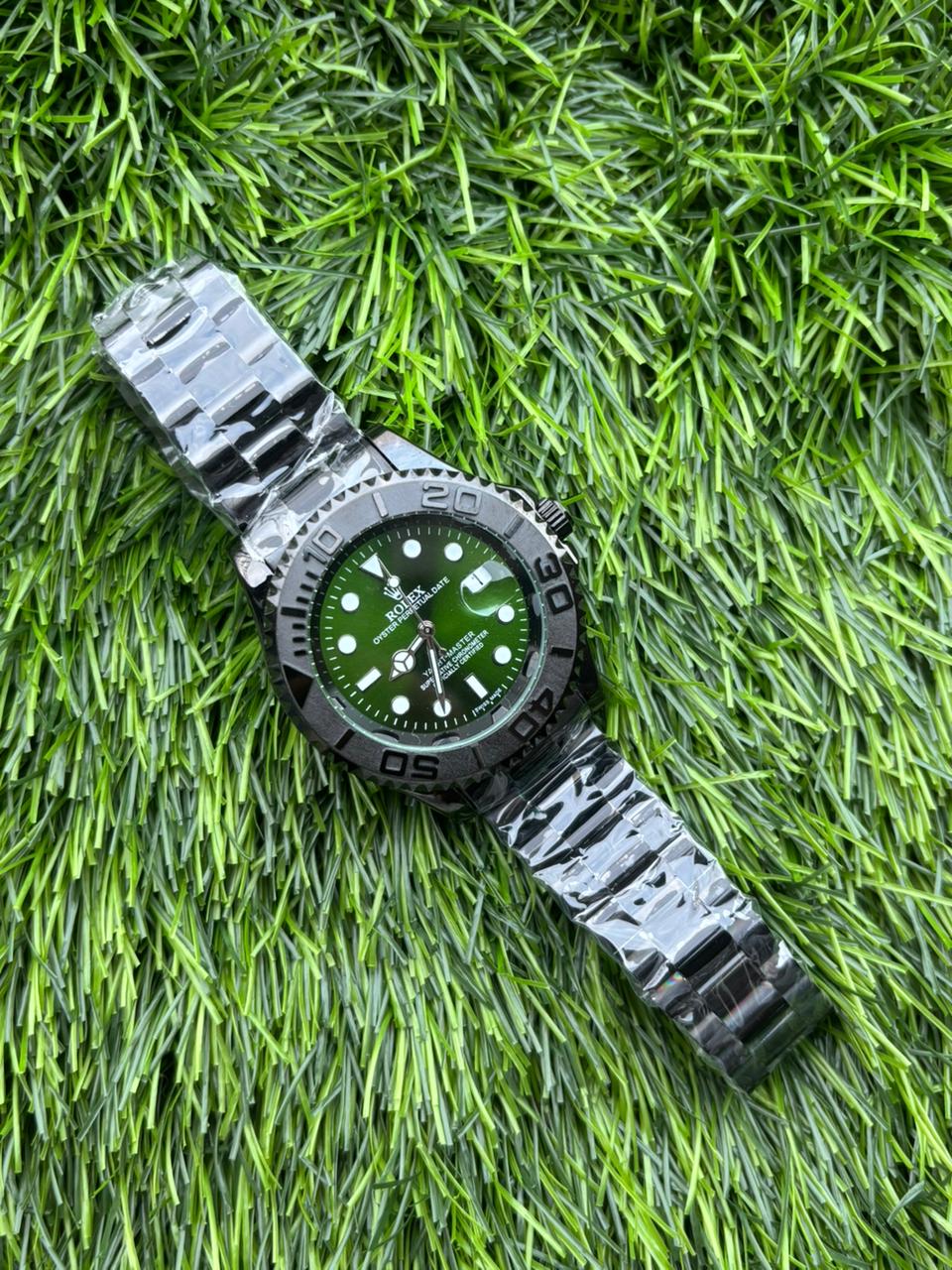 Rolex Yacht Master Green Dial Men's Watch