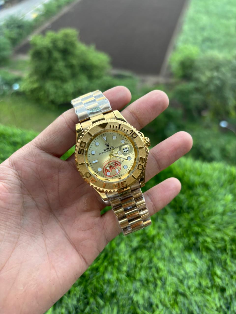 Rolex Yacht Master Gold Dial men's Watch