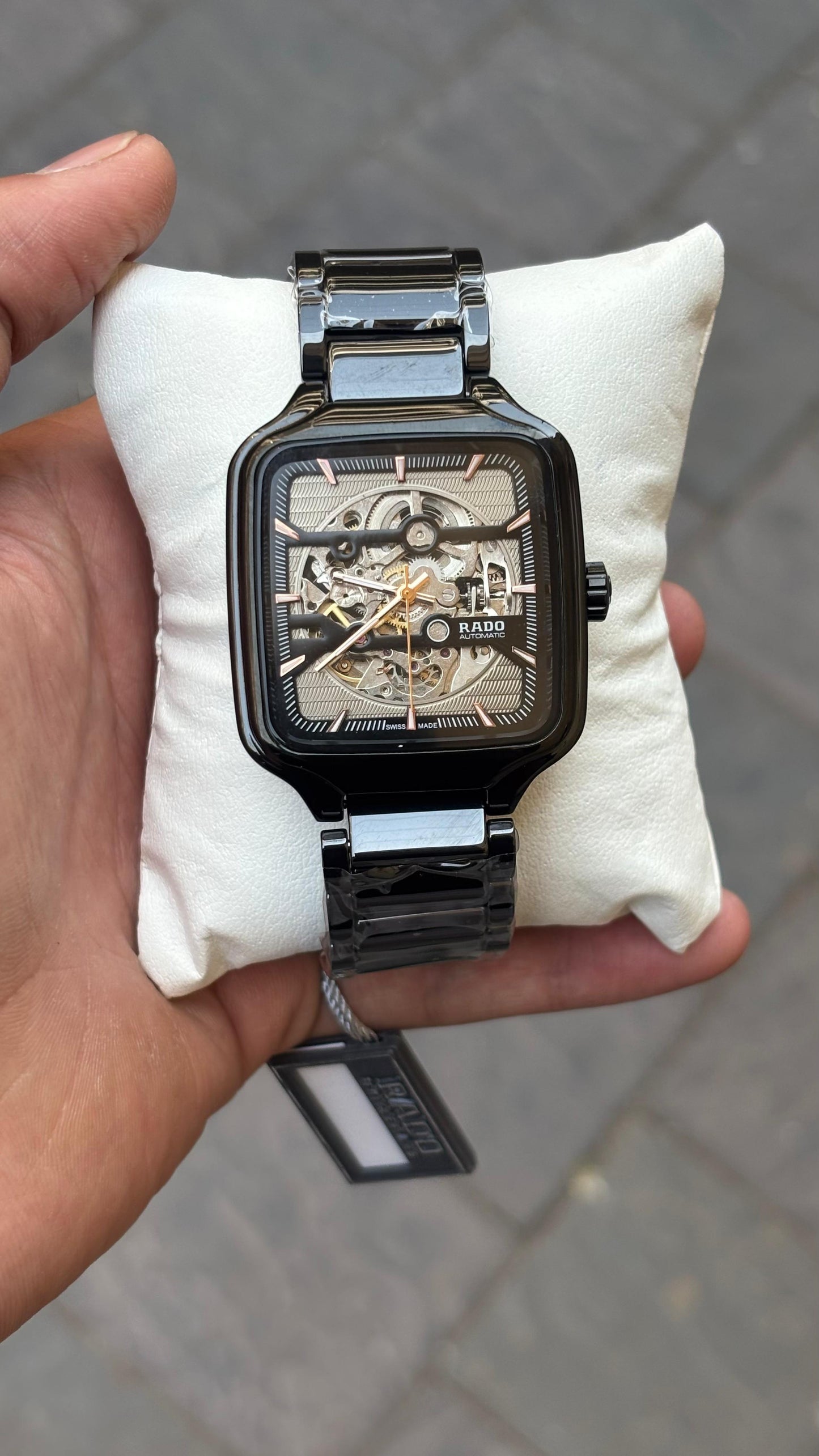 Rado Ceramic Automatic Open Heart Watch For Men's