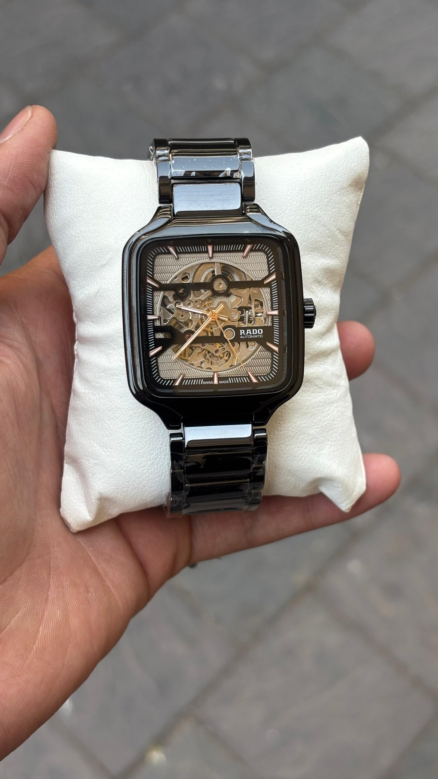 Rado Ceramic Automatic Open Heart Watch For Men's