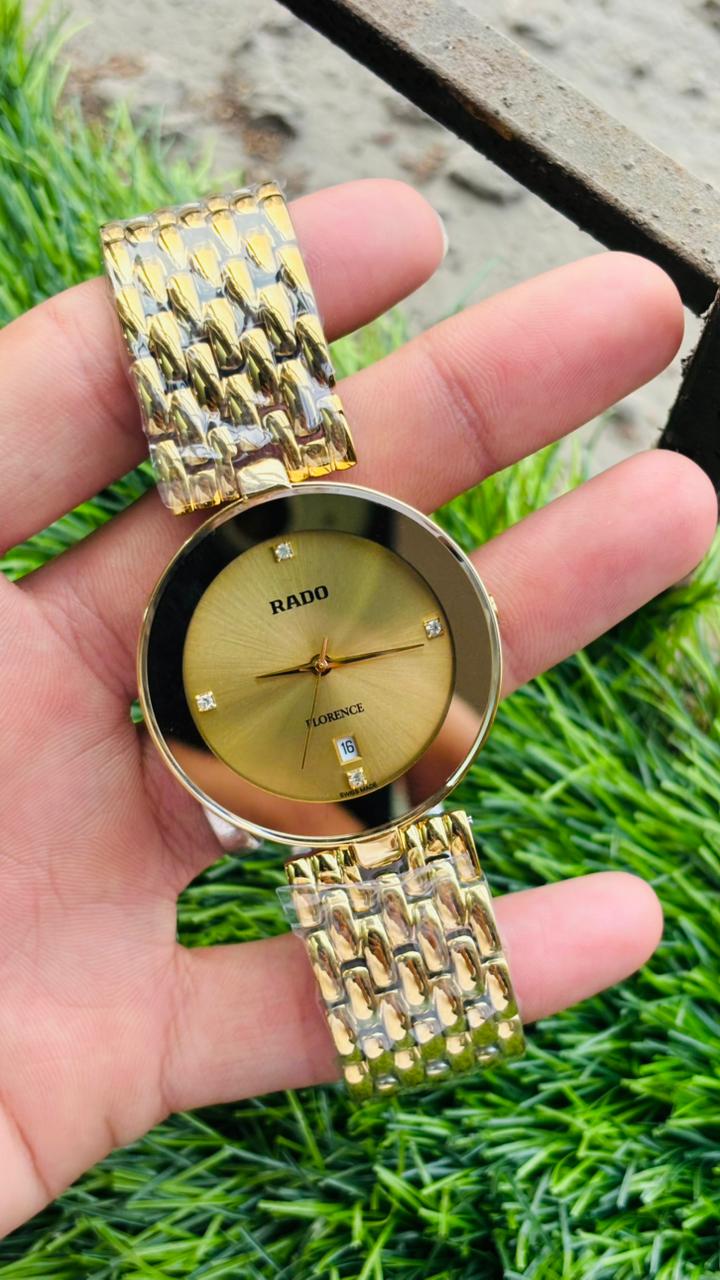 Rado Florence Gold Dial Analog Men's Watch