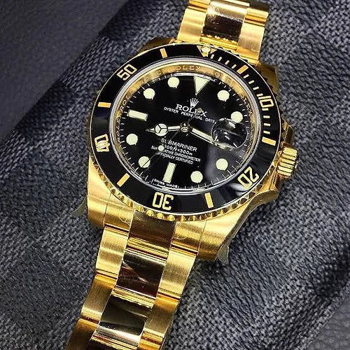 Rol.ex Automatic Black Dial Men's Watch