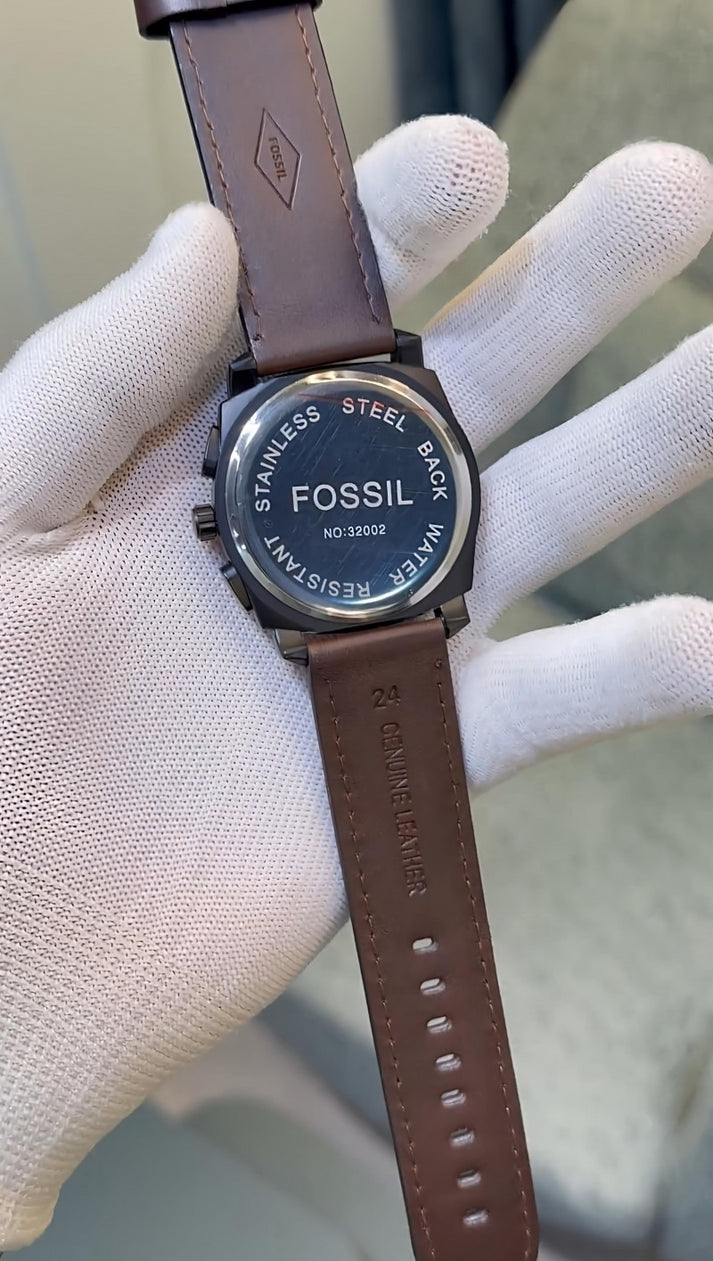 Fossil - FS4656 Leather belt Men's Watch