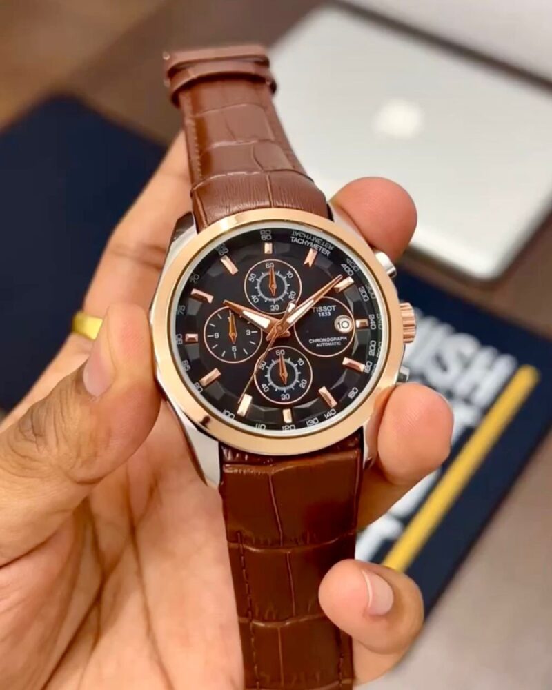 Tissot 1853 Black Dial Chronograph Men's Watch