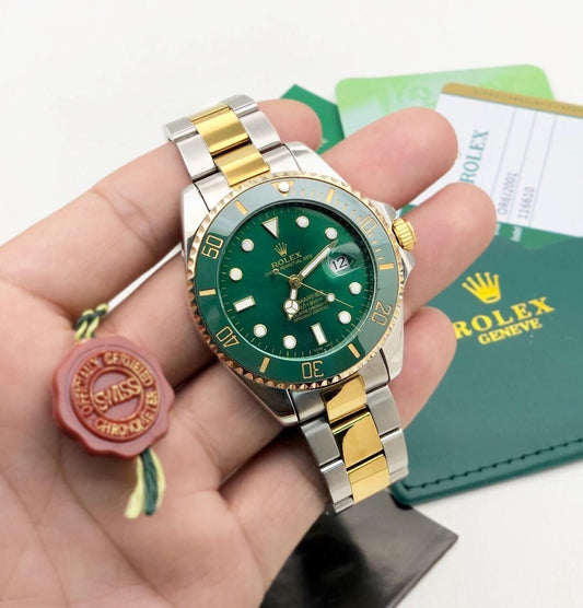 Rol.ex Green Dial Automatic Men's Watch