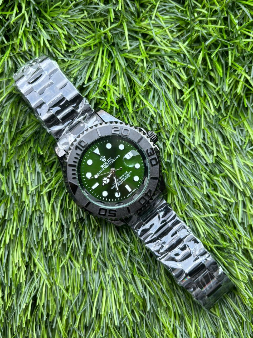 Rolex Yacht Master Green Dial Men's Watch