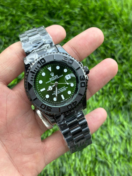 Rolex Yacht Master Green Dial Men's Watch