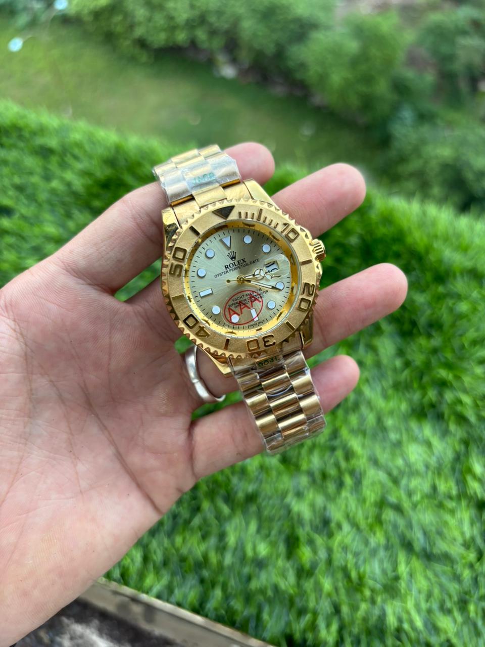 Rolex Yacht Master Gold Dial men's Watch