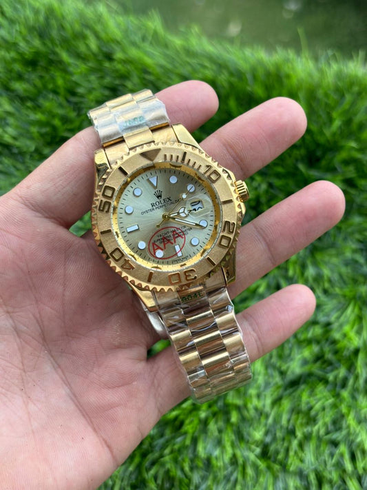 Rolex Yacht Master Gold Dial men's Watch