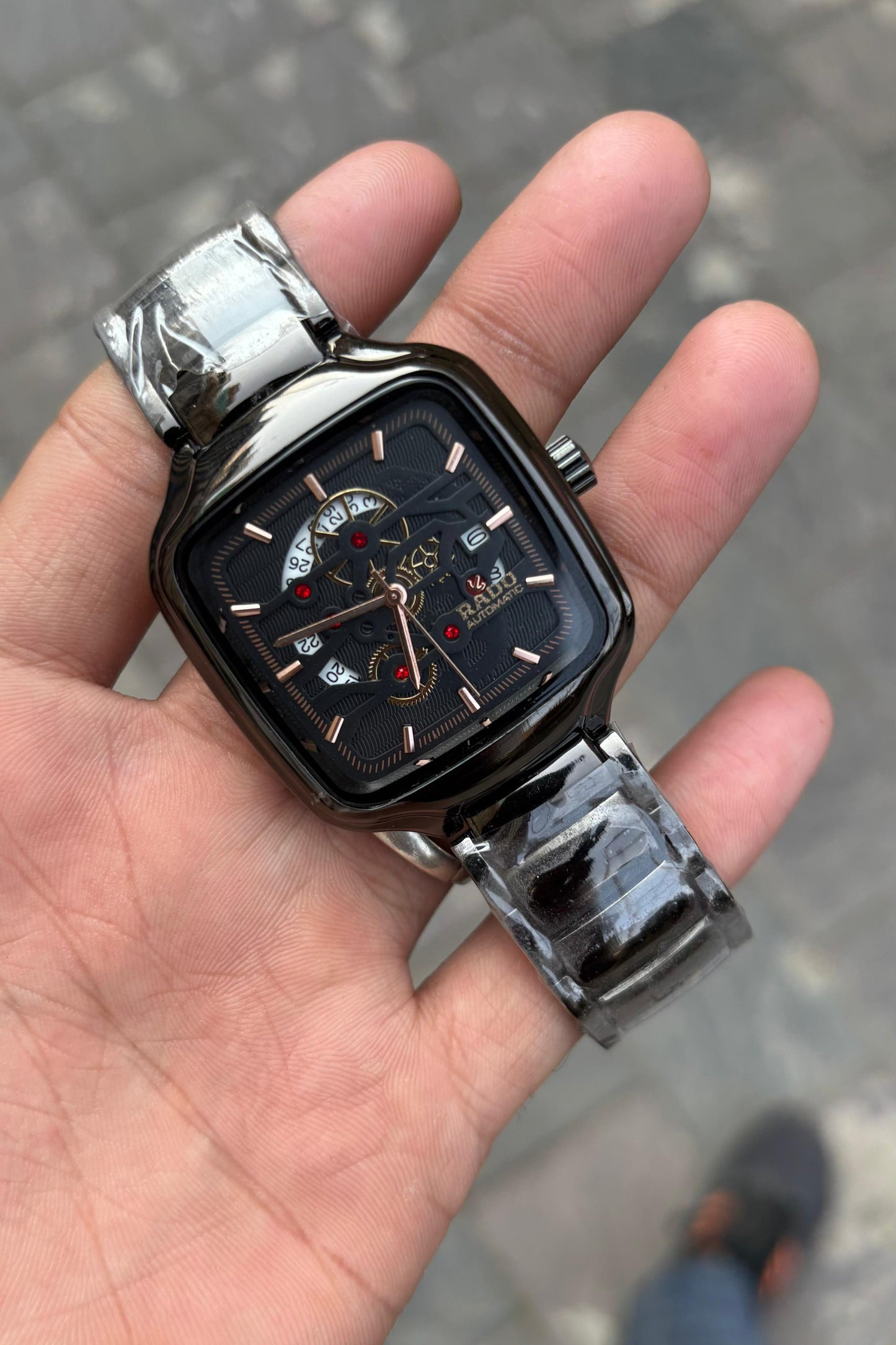 Rado True Square Automatic Open Heart Men's Watch