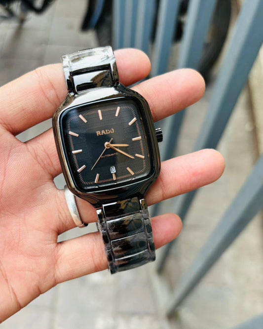 Rado True Square Automatic Black Dial Men's Watch