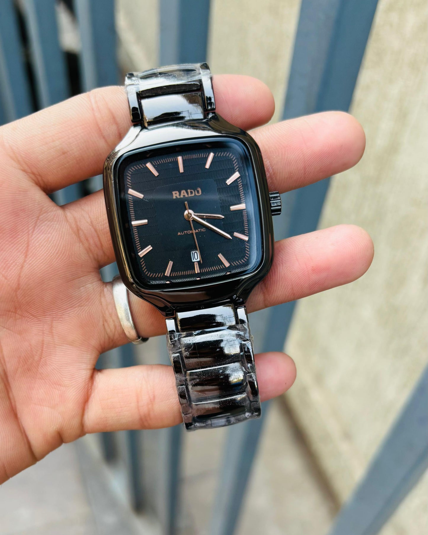 Rado True Square Automatic Black Dial Men's Watch