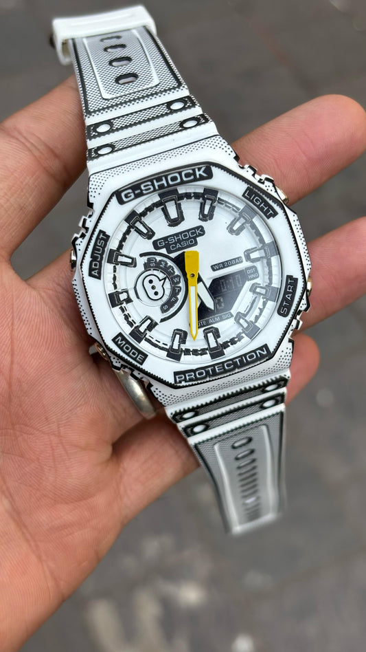 GShock White GGA210000 Premium Manga Watch