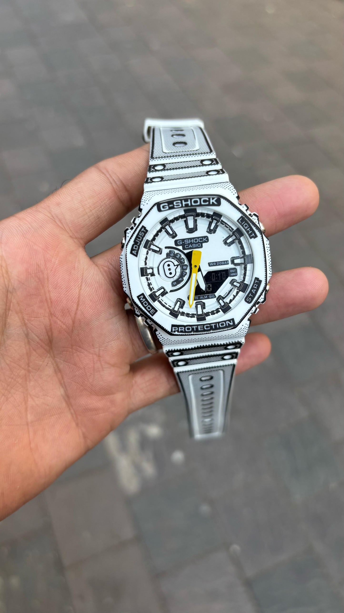GShock White GGA210000 Premium Manga Watch