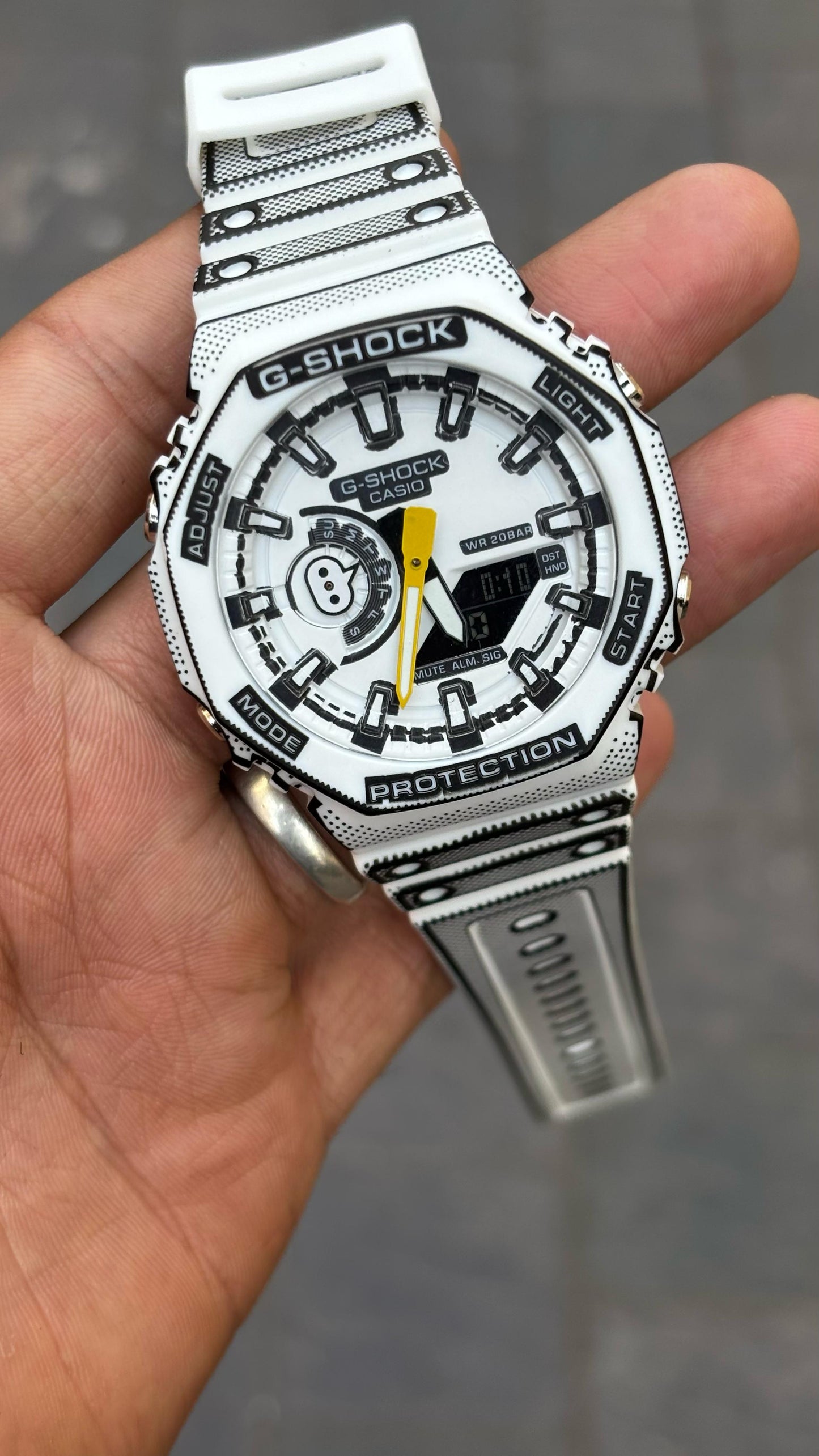 GShock White GGA210000 Premium Manga Watch