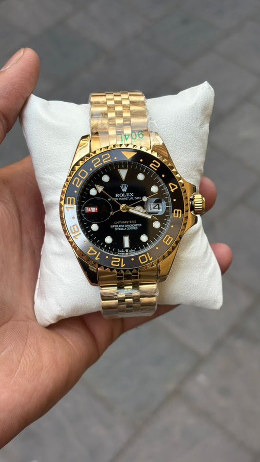 Ro.lex GMT-Master II Black Dial Automatic Watch For Men's