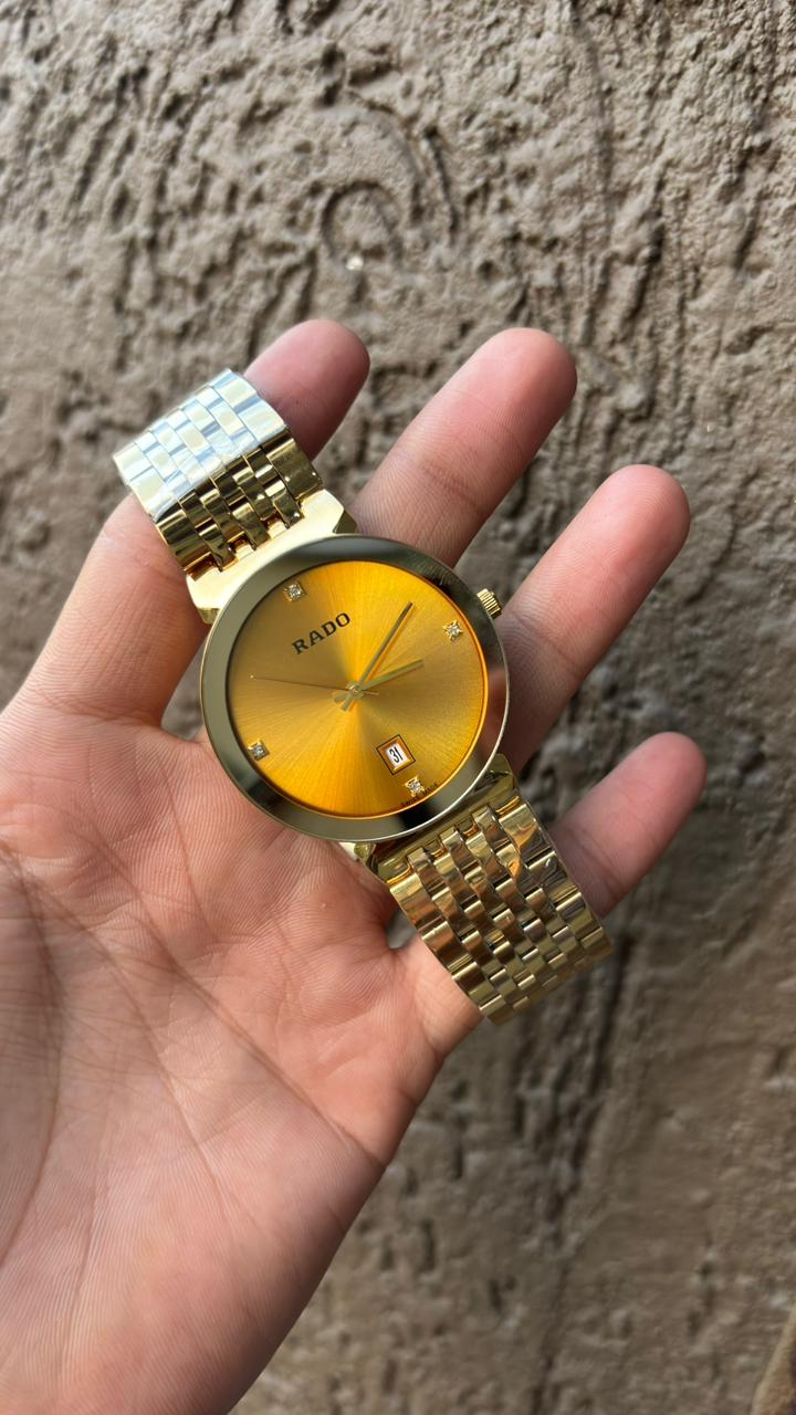 Rado Florence Classic Gold Dial Quartz Men's Watch