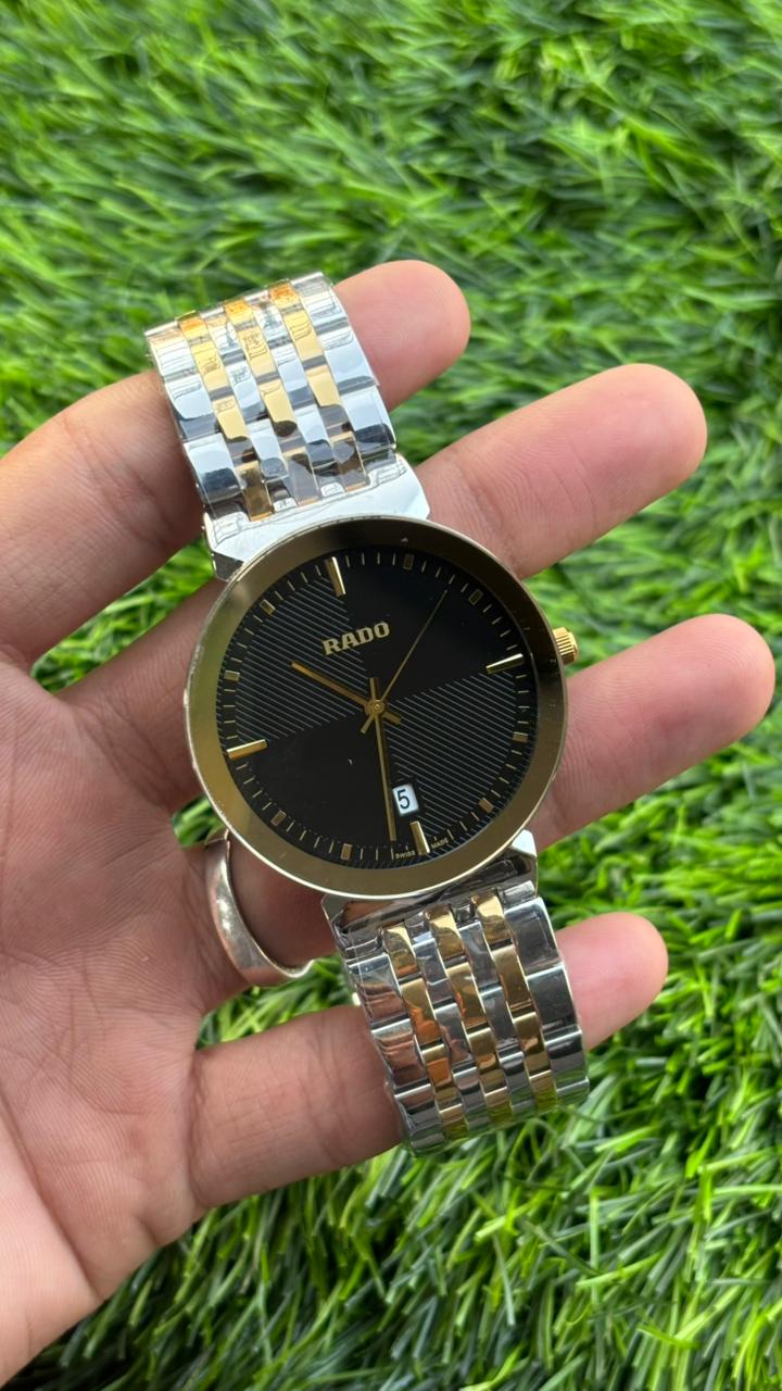 Rado Florence Black Dial Quartz Watch For Men's