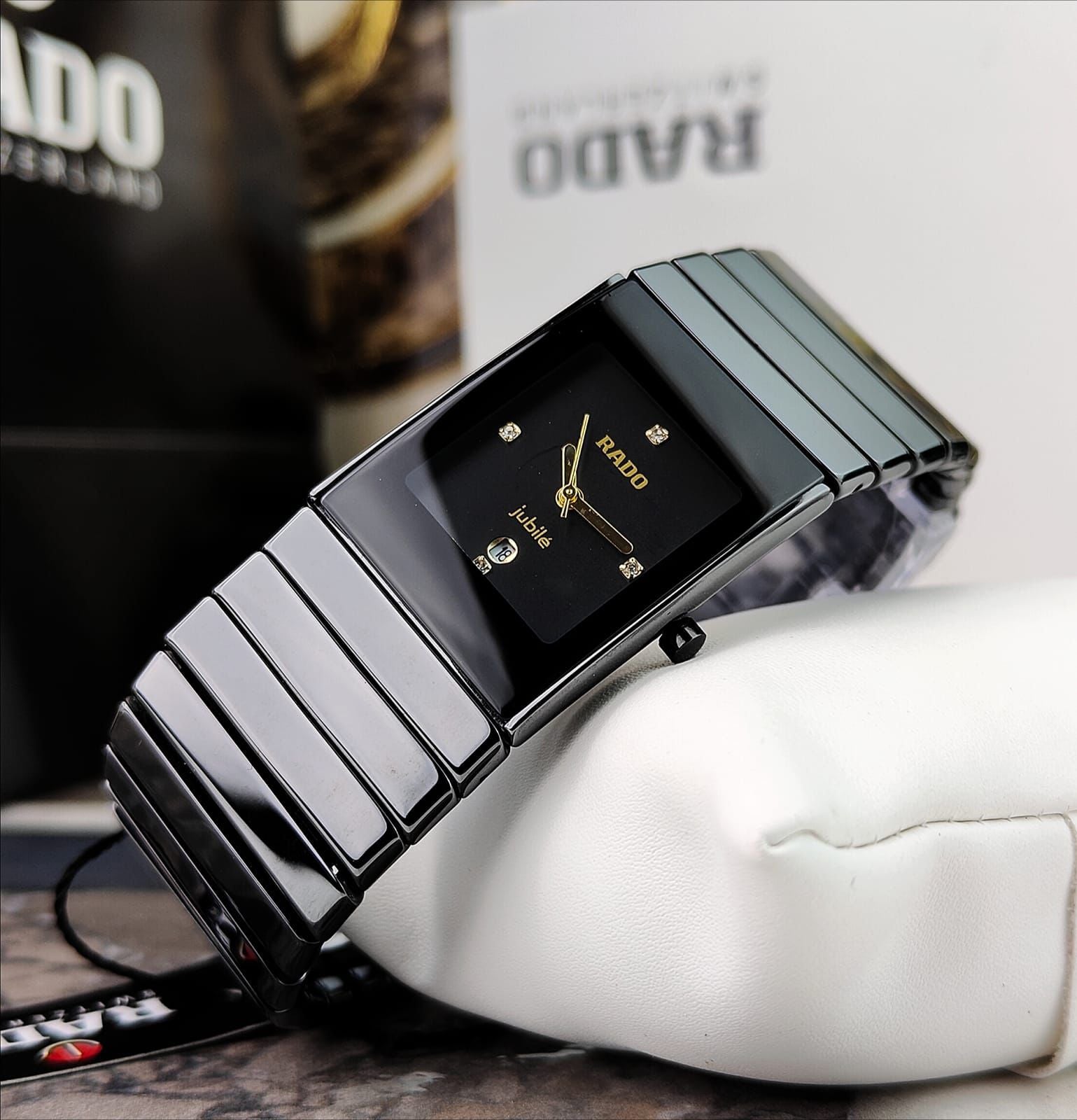 Rado Black Dial Watch For Men's – Yours Watch