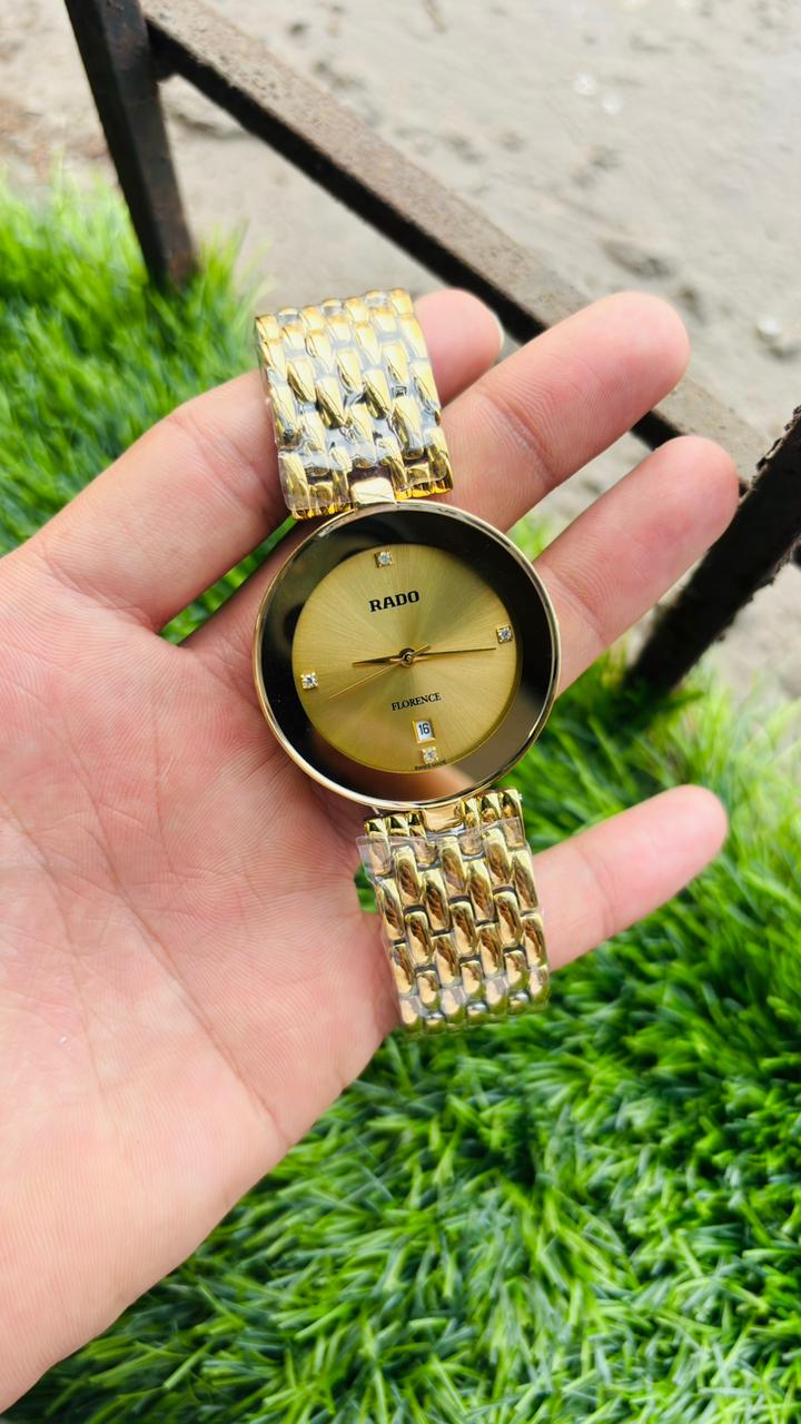 Rado Florence Gold Dial Analog Men's Watch