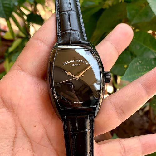 Franck Muller Curvex CX Piano Black Dial Men's Watch