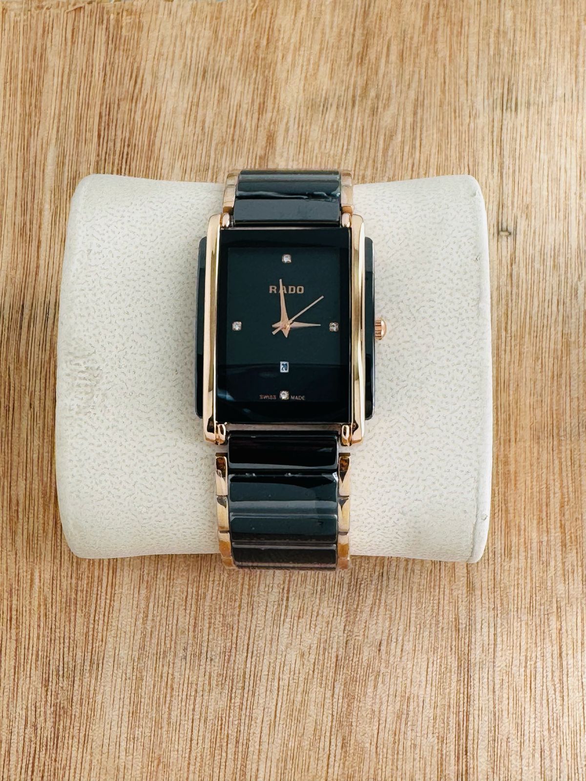 Rado Integral Black Dial Ceramic Men's Watch