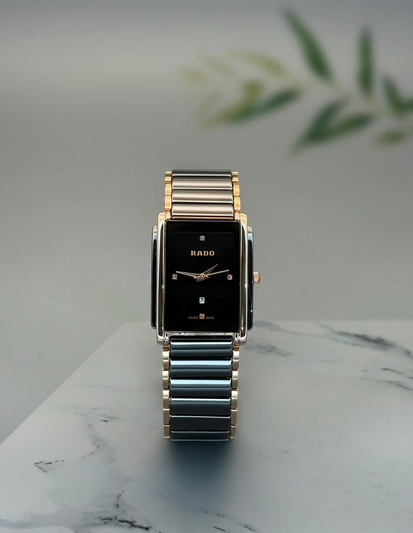 Rado Integral Black Dial Ceramic Men's Watch