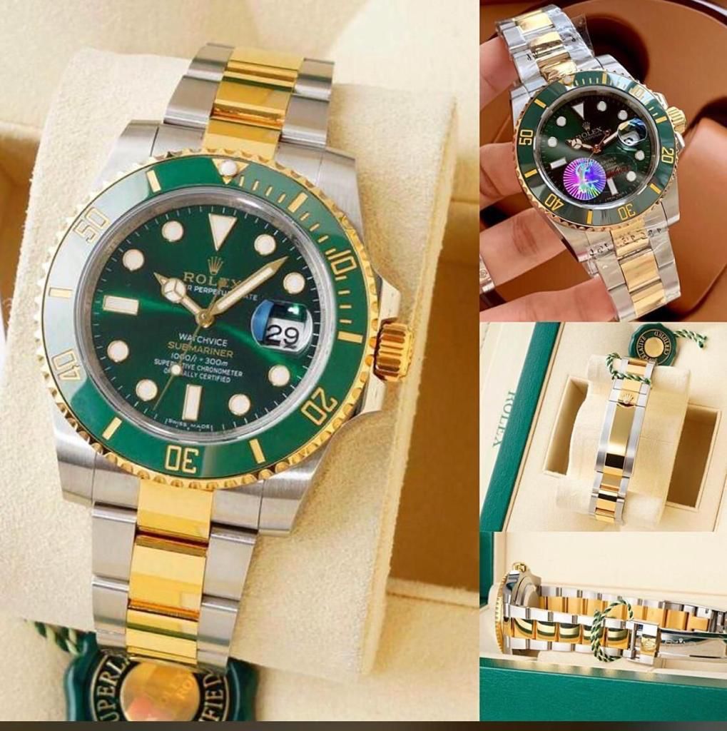 Rol.ex Green Dial Automatic Men's Watch