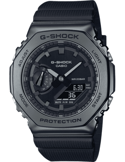 G-Shock Men Quartz Black Dial Analog-Digital Resin Watch G1371