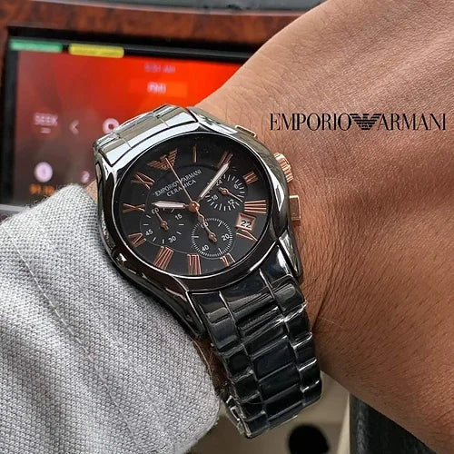 Emporio Ar.mani Black Chronograph Men's Watch