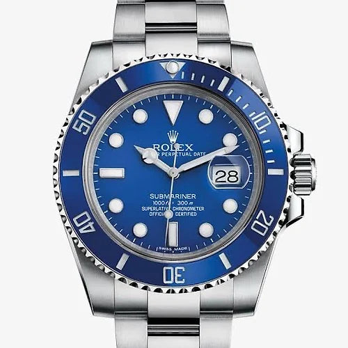 Rol.ex Automatic Blue Dial Analog Silver Chain Metal Men's Watch