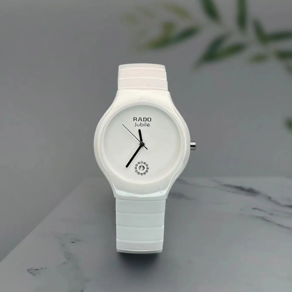 Rado True Jubile White Ceramic Watch for Men