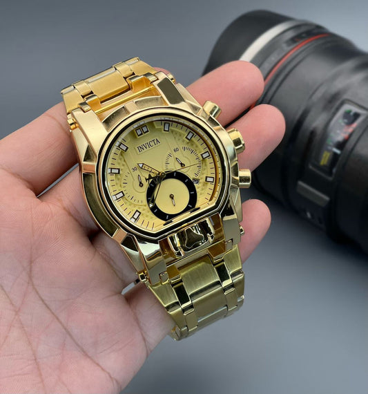 Invicta Classic Gold Mens Watch
