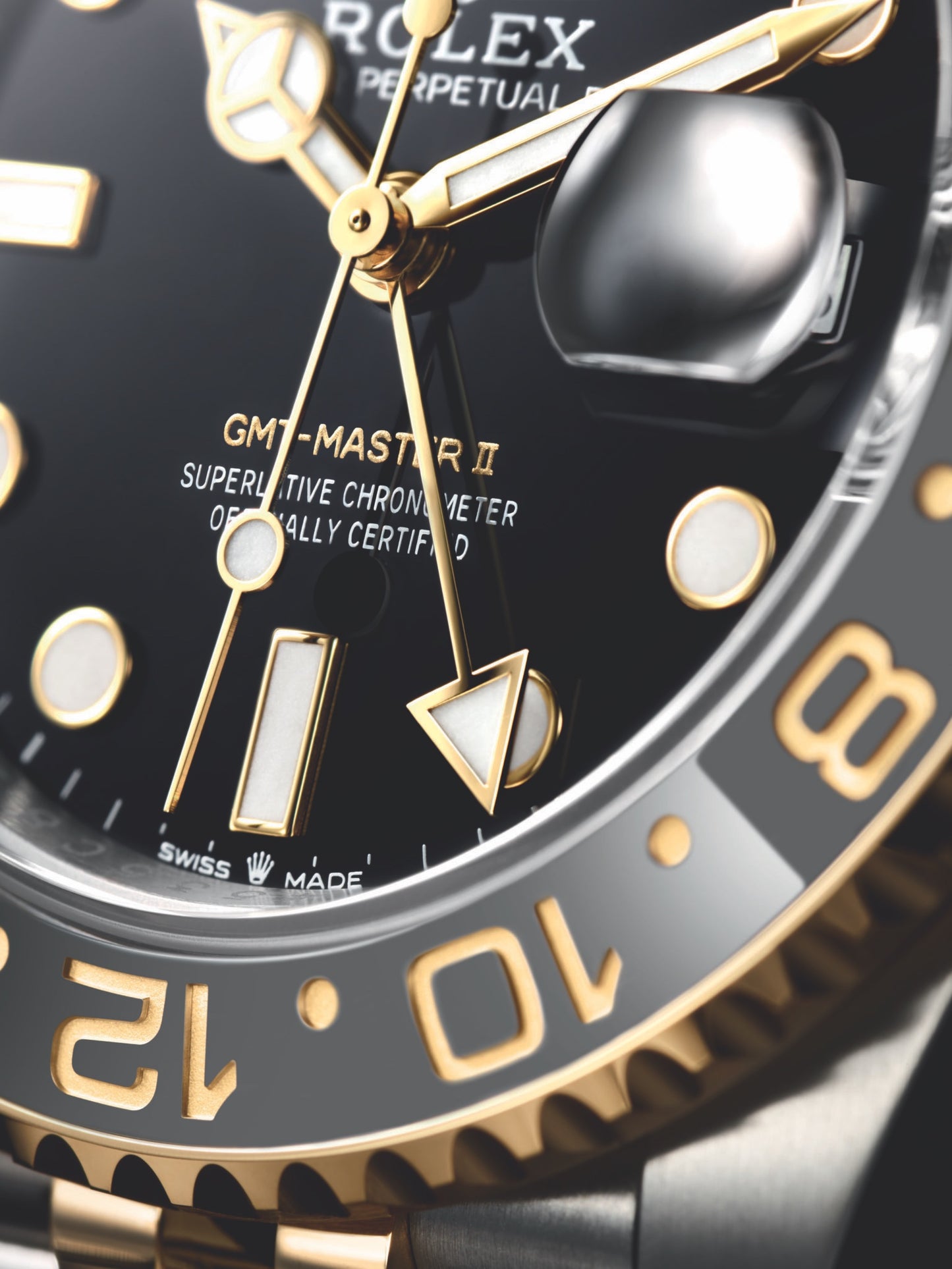Ro.lex GMT-Master II Black Dial Automatic Watch For Men's