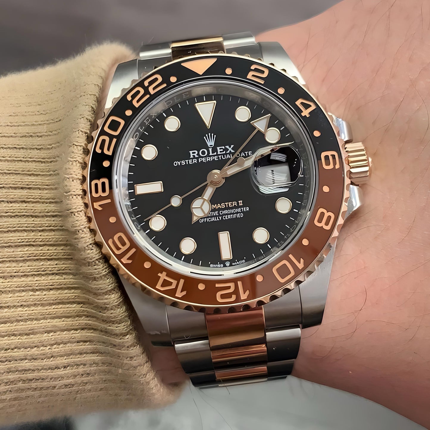 Rolex GMT-Master II Black Dial Automatic Analog Men's Watch
