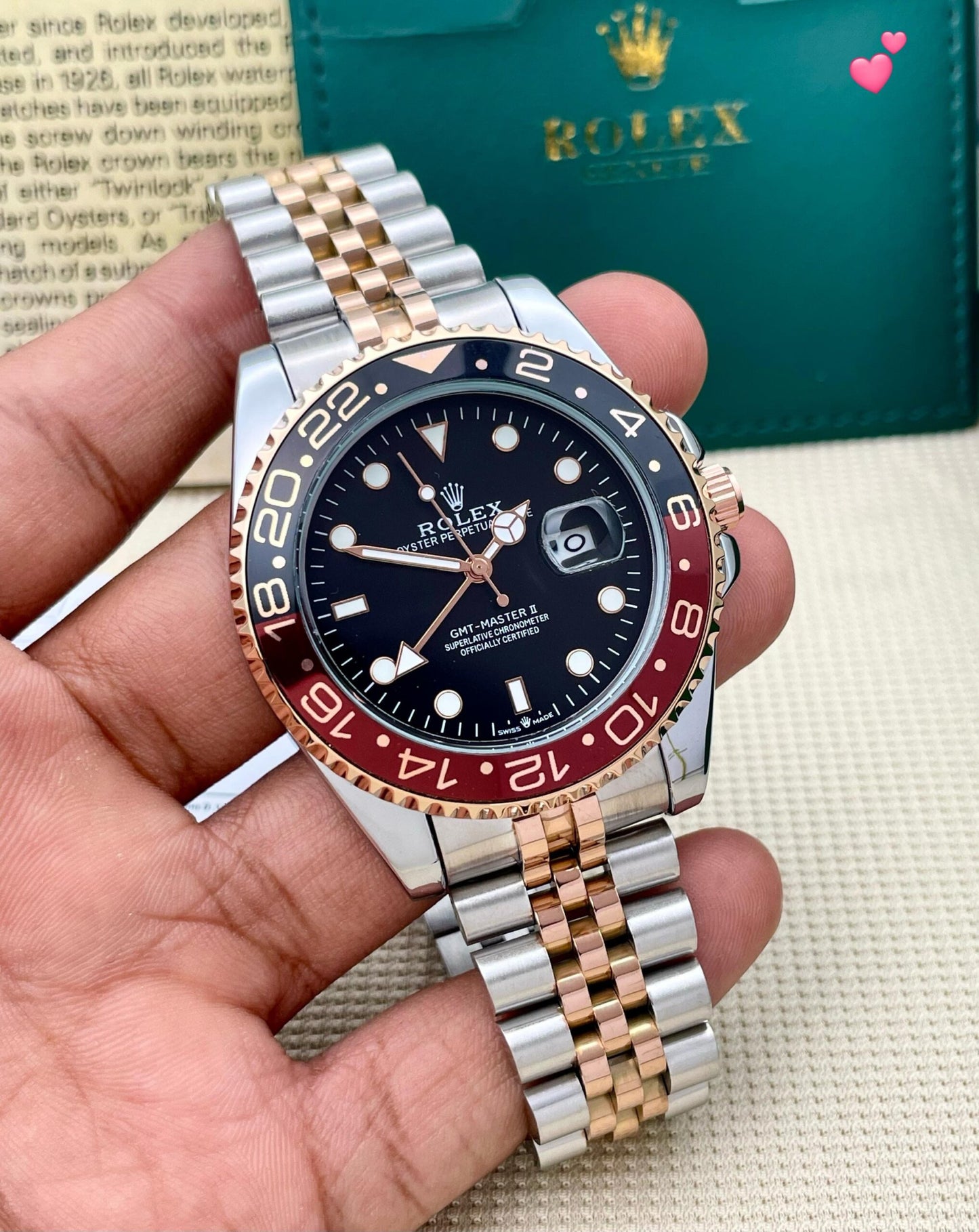 Rolex GMT-Master II Black Dial Automatic Analog Men's Watch