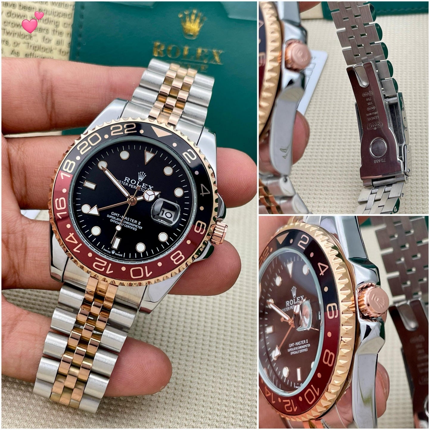 Rolex GMT-Master II Black Dial Automatic Analog Men's Watch